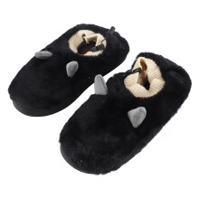 Chaussons en peluche chauffants USB pour hommes chauffe pieds d'hiver température réglable antidérapants