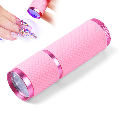 Lampe sèche-ongles LED portable mini 24 W noire 1
