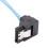 Câble Mini SAS 36 broches 0,5 m bleu/noir 12 Gbps vers 4 SATA 8