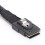 Câble Mini SAS 36 broches 0,5 m bleu/noir 12 Gbps vers 4 SATA 5