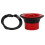 Potenziatore rosso per tamburo ABS+Gomma, Altezza 10,5 cm/4,1in 13