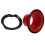 Potenziatore rosso per tamburo ABS+Gomma, Altezza 10,5 cm/4,1in 6