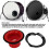 Potenziatore rosso per tamburo ABS+Gomma, Altezza 10,5 cm/4,1in 8