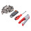 Kit d'outils de sertissage coaxial: ABS + acier à outils 7