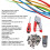 Kit d'outils de sertissage coaxial: ABS + acier à outils 8