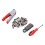 Kit d'outils de sertissage coaxial: ABS + acier à outils 4