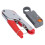 Kit d'outils de sertissage coaxial: ABS + acier à outils 12