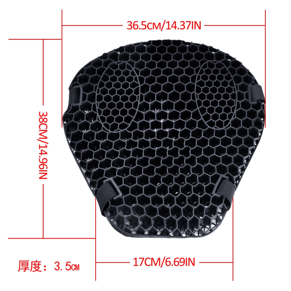 Motorcycle Seat Cushion Sunscreen And Waterproof Motorbike Seat Cushion Pad 3D Shock Absorption Motorcycle Protective Seat Cover 3631322114297