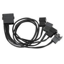 Divisore PWM a 4-Pin per ventole, cavo resistente da 13,4 pollici con connettore a 3-Pin