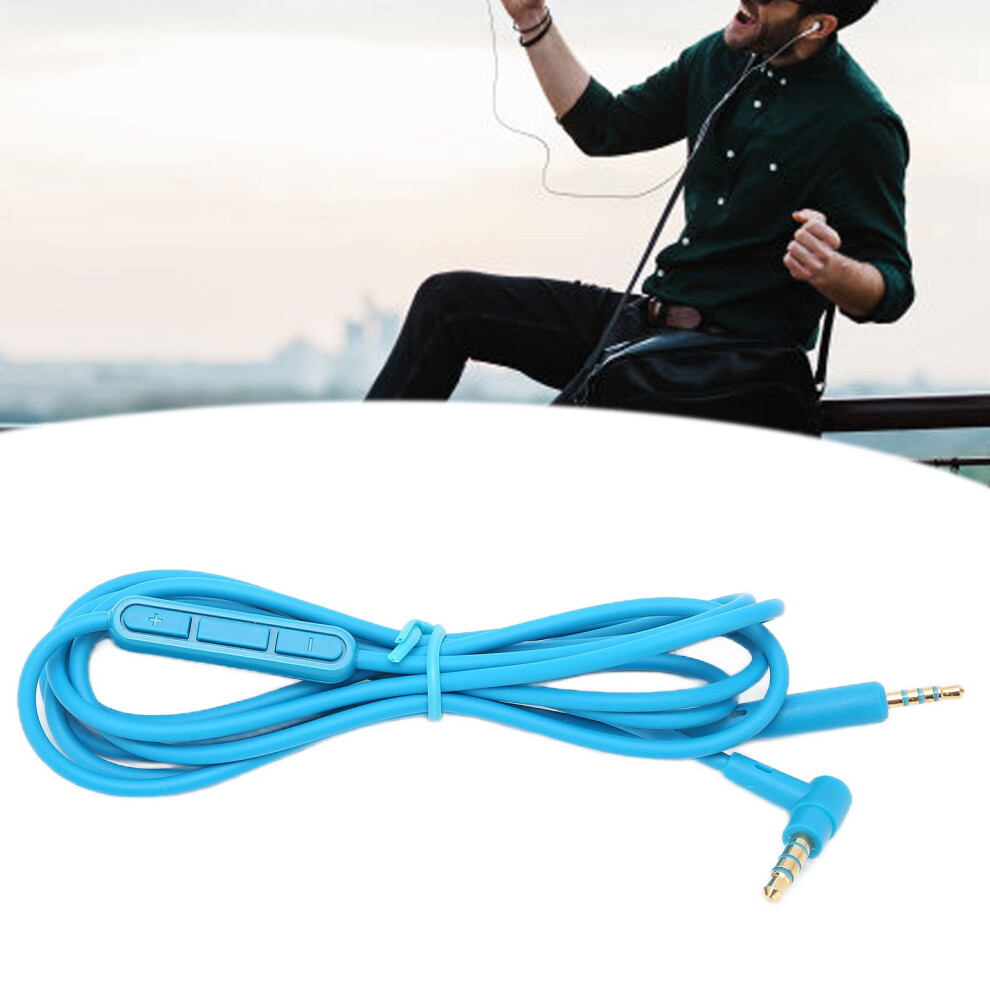 Replacement Audio Cable Headphone Cable With In Line Mic Volume Control For Qc25 Qc35 Headphonesblue 7691322115003