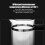 Cafetière à piston pour infusion manuelle de 350 ml, dimensions 7,5  7,5  16 cm 7