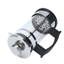 350ml Caffettiera francese per infusione manuale 7,5x7,5x16cm trasparente