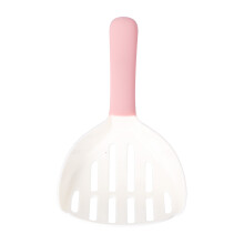 Pelle à litière pour chat 22,7 10,9 cm blanc et rose
