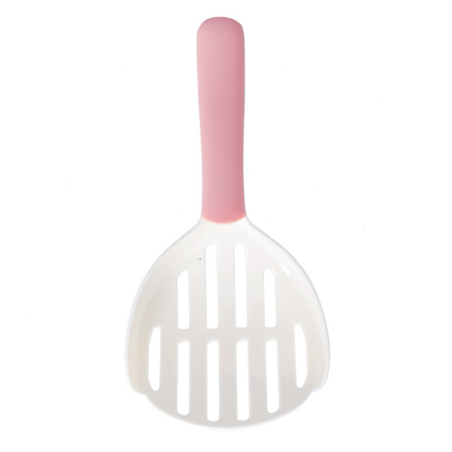 Pelle à litière pour chat 22,7  10,9 cm blanc et rose 1