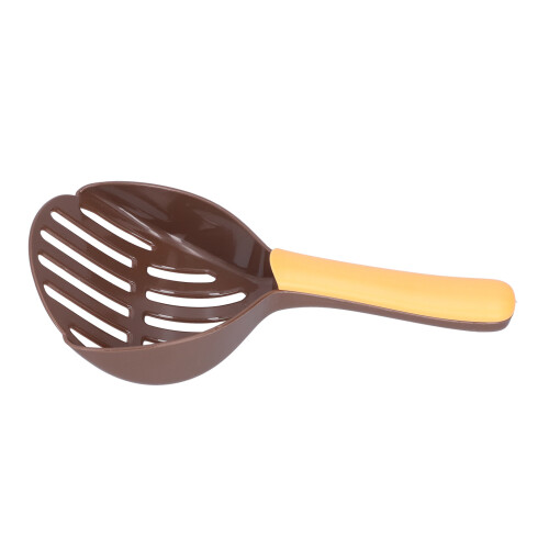 Pelle à litière pour chat 22,7  10,9 cm Café et orange