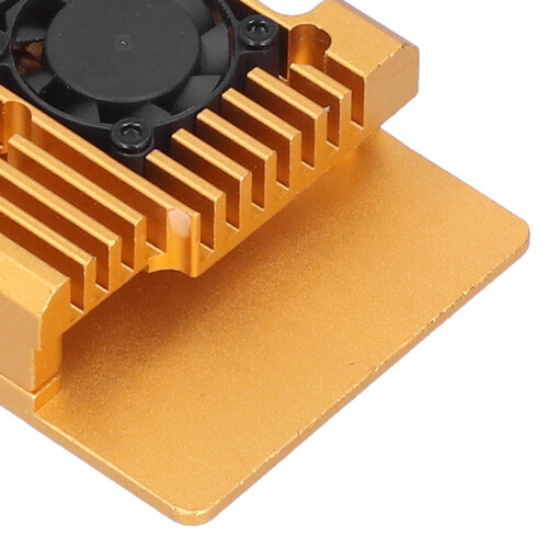 Boîtier de protection pour Raspberry Pi 3 B+ avec deux ventilateurs de refroidissement et accès facile 2