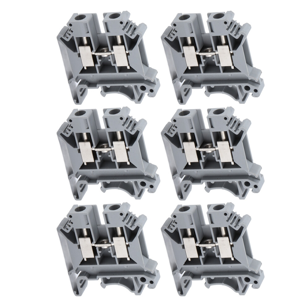 50Pcs Din Rail Mount Terminal Screw Combination Pure Copper Terminals Block 57A 800V Ukâ6N 8241322115610
