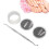 2 pièces Correcteur d'ongle incarné en acier inoxydable 10