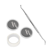 2 pièces Correcteur d'ongle incarné en acier inoxydable