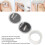 2 pièces Correcteur d'ongle incarné en acier inoxydable 12