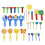 Pennelli per bambini 30 pezzi set, multicolore, misure 1