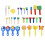 Pennelli per bambini 30 pezzi set, multicolore, misure 2
