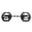 Pedali SPD a doppia piattaforma 108x83mm nero 423g 12