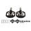 Pedali SPD a doppia piattaforma 108x83mm nero 423g 2