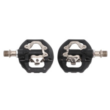 Pedali SPD a doppia piattaforma 108x83mm nero 423g