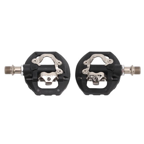 Pedali SPD a doppia piattaforma 108x83mm nero 423g