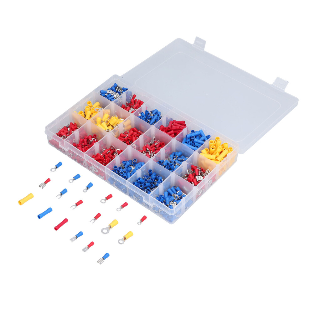 1200 Pcs Electrical Terminals Kit Quick Disconnect Insulated Wire Electrical Connectors For Automotive Marine 3241322117169