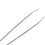 Pince à sourcils biseautée, acier inoxydable Pro 4