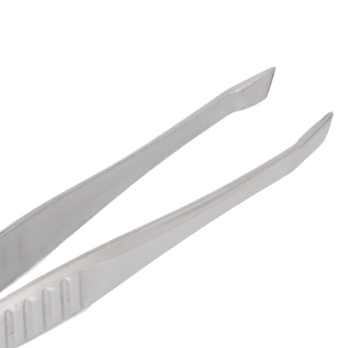 Pince à sourcils biseautée, acier inoxydable Pro 2