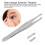 Pince à sourcils biseautée, acier inoxydable Pro 10