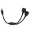 Câble RJ45 Ext 1-2Port CAT7 Noir, Noyau doré 15