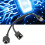 Câble RJ45 Ext 1-2Port CAT7 Noir, Noyau doré 16