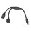 Câble RJ45 Ext 1-2Port CAT7 Noir, Noyau doré 9