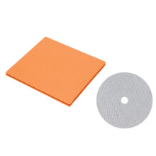 Stabilizzatore CD/DVD in fibra di carbonio 0,2 mm 12 cm bianco