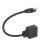 Cavo adattatore Ethernet RJ45 1-2 porte Nero CAT7 6