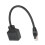 Cavo adattatore Ethernet RJ45 1-2 porte Nero CAT7 7