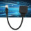 Cavo adattatore Ethernet RJ45 1-2 porte Nero CAT7 1