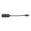 Adattatore splitter RJ45 da 1M a 2F, ABS nero, CAT7 16