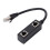 Adattatore splitter RJ45 da 1M a 2F, ABS nero, CAT7 15