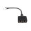 Cavo di estensione RJ45 1-2 porte CAT7 Nero e Oro 2