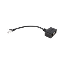 Cavo di estensione RJ45 1-2 porte CAT7 Nero e Oro