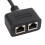 Cavo di estensione RJ45 1-2 porte CAT7 Nero e Oro 4