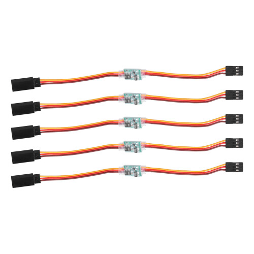 5 pezzi di invertitore per servo 3.6V-24V 5A ABS per ingranaggio del servo 1