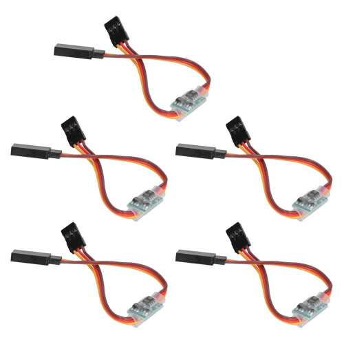 5 pezzi di invertitore per servo 3.6V-24V 5A ABS per ingranaggio del servo
