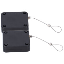 2 pezzi chiudiporta automatico senza foratura 800 g 130 g Argento