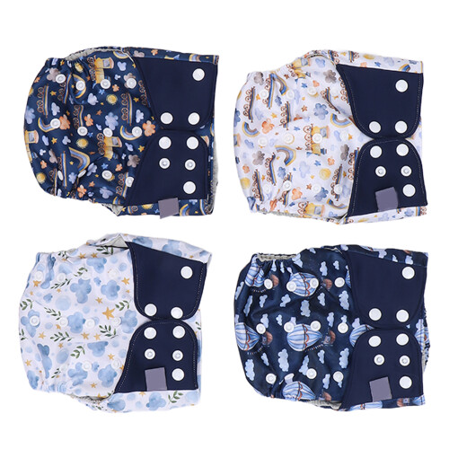 ES061-SD05 4 pièces de couches lavables, 3-15 kg, gris 1